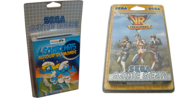 Blister Packs gab es in Frankreich zuhauf Game Gear Europe Blister Pack